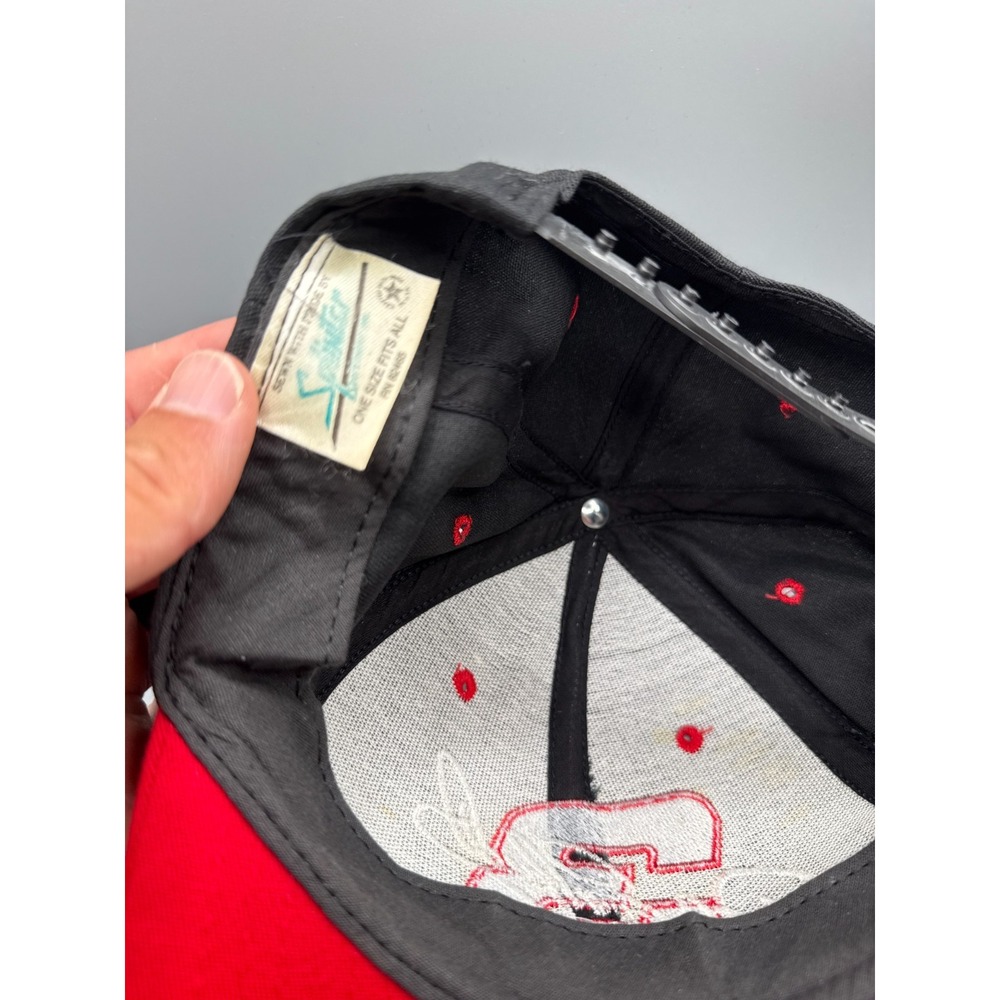 Vintage Dale Earnhardt Sr #3 Snapback Hat Black Red NASCAR Racing Cap - Picture 8 of 8